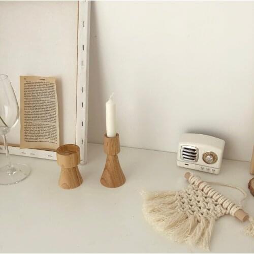 Wood Candle Holder Wood Taper Candlestick Holders DIY Wedding Decor, Home Decor, Rustic Taper Candle Holders