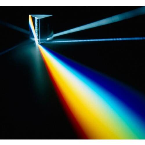 Childrens physics teaching experiment toy glass reflection triangle color prism learning childrens educational toy spectrum