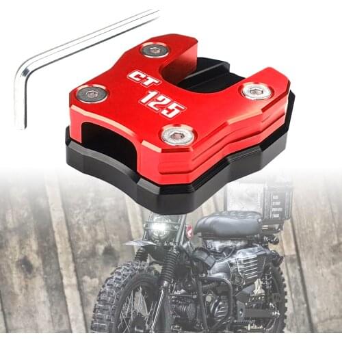 For HONDA CT125 Hunter Cub 202- Motorcycle New Kickstand Sidestand Stand Extension Enlarger Pad High quality