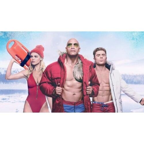 Home Decor Baywatch Drama Movie 1017-Silk Art Poster Wall Sicker Decoration Gift