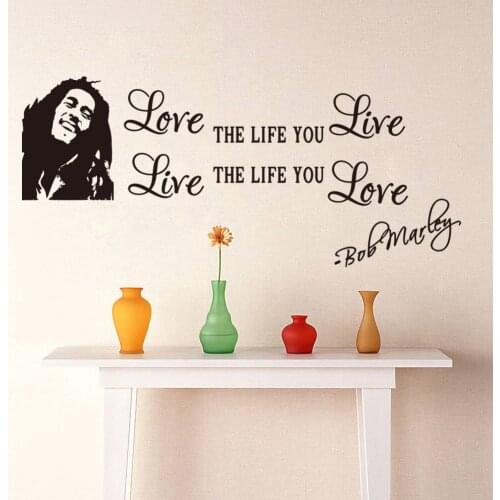 Character Love 2015 NEW Bedroom Living Room Backdrop Removable Waterproof Vinyl decoration love wall stickers home decor