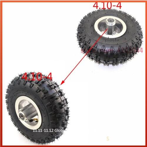 Good Quality 4.10-4 Tire Wheel And Inner Tube And 4 Inch Hub Rim For 49cc Mini Quad Dirt Bike Scooter Atv Buggy