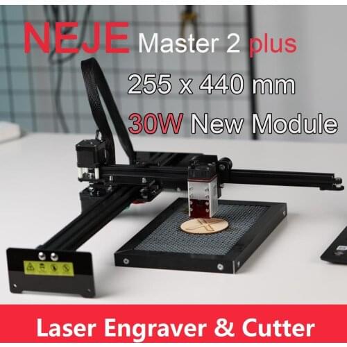 NEJE Master 2 Plus Laser Engraver Laser Cutter CNC Router with 30W Focusable Laser Head Off-line App Control for Wood Leather