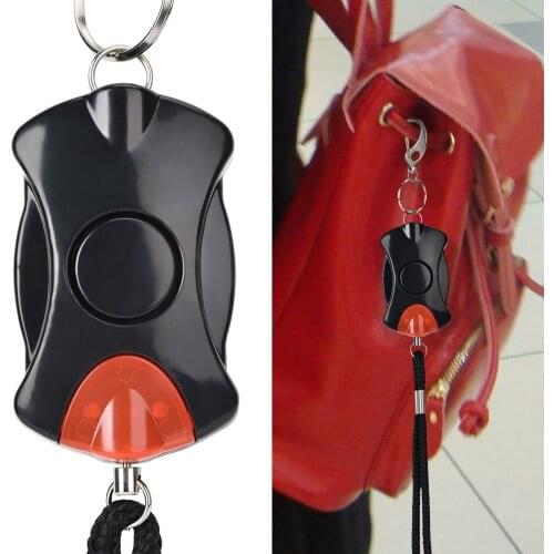 130db Personal Security Alarm Keychain Emergency Self Defense Safe Siren