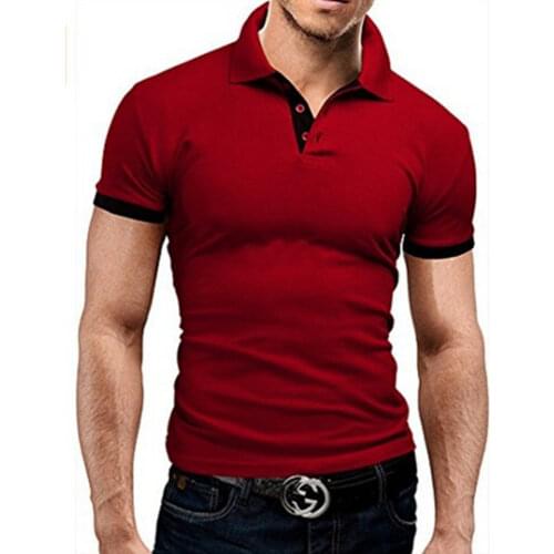 LINLING Mens Polos