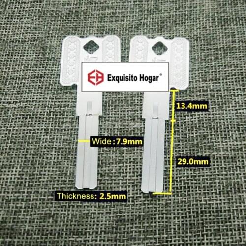 Best quality House Home Door Blank Key 42.4mm Locksmith Supplies Blank Keys SJV213