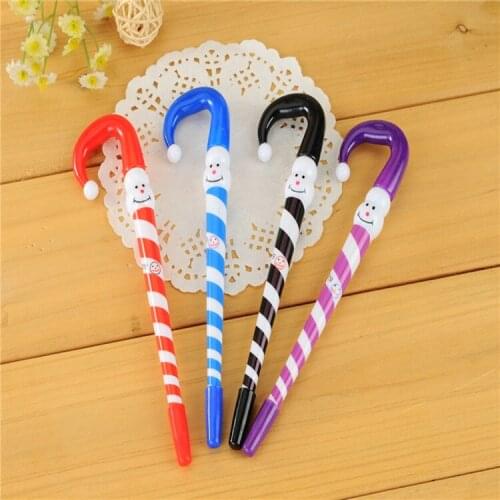 Cartoon Christmas Snowman Ballpoint Pen Umbrella Pen New Creative Modeling Stationery Noel Gifts for Primary School Students