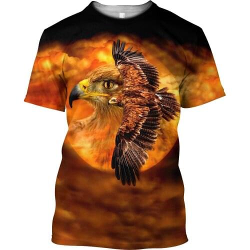 Mens 3D All Over Print Casual T-Shirts Love Native Eagle Unisex Tops Harajuku Summer Tees Hip-Hop Women Short Sleeve Plus Size 6