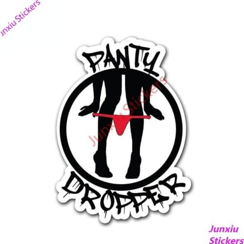 Creative Car Sticker PANTY DROPPER Decal Vinyl Drift Japan Low Illest Shocker Funny JDM Sports Racing Exterior Decor PVC13x10cm