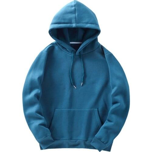 PARKLEES Mens Casual Solid Pocket Harajuku Oversize Hooded Sweatshirt Hip Hop Pullover Hoody Korean Clothes Streetwear Hoodie