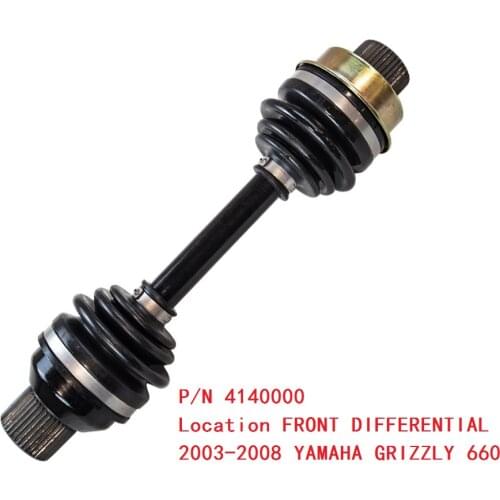 Front Differential CV Axle Drive Shaft 5KM-46173-10-00 for Grizzly 660 YFM660 HUNTER HARDWOODS 2003-2008