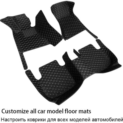 Durable Leather Car Floor Mat for INFINITI FX35 ESQ EX25 JX35 G25 G35 G Coupe M25 M35 M45 car accessories Rugs auto goods