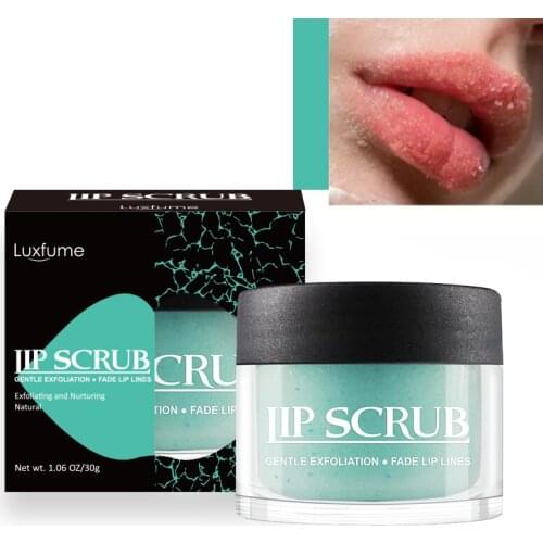 Lip Scrub Moisturizing Nourishing Gentle Exfoliation Fades Lip Lines Lip Balm Lipstick Lip Care TSLM1
