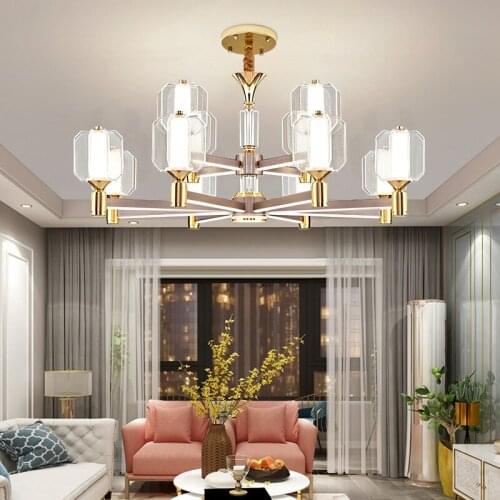 Modern Dimmable Led Chandelier Lighting Living Room Decor Led Chandeliers Lamp Bedroom Drop Luminaire Led Hanging Light Fixtures