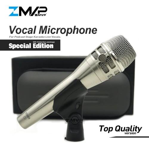 Special Edition KSM8 Professional Dynamic Wired Microphone KSM8N Mic Super-Cardioid For Performance Live Vocals Karaoke Podcast