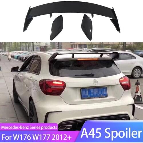 For Benz A-Class W177 W176 A35 A180 A200 A220 A260 2012-2018 2019+ AMG Style Trunk Gloss Painting Air Separator Roof Spoiler
