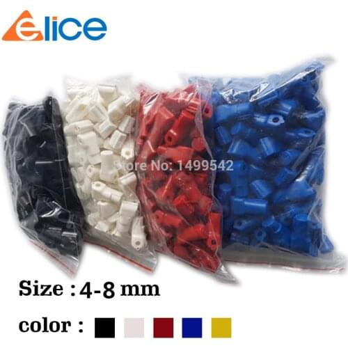 100pcs/Lot Anti-Theft EAS Stop Lock For Store Display Security Hook Stem&Peg Plastic Diameter