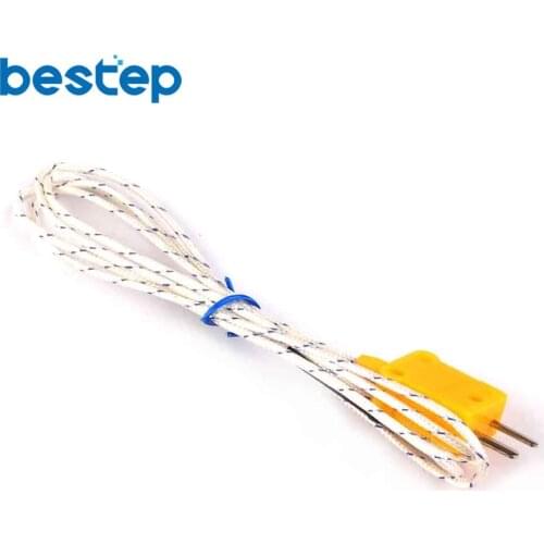 2PCS K Type Surface Thermocouple Temperature Sensor 92CM Wire Thermocouple Probe -20~300C