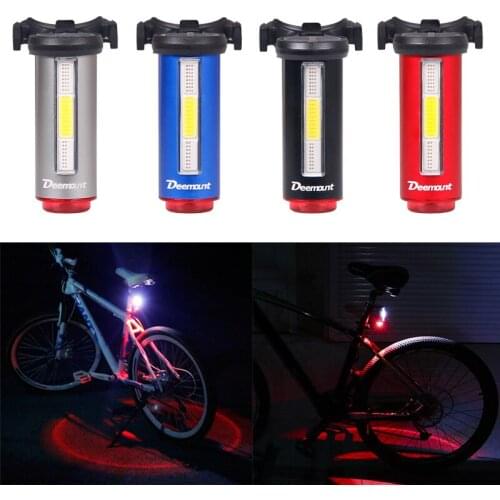 Bicycle Light Waterproof Bike Taillight LED USB Rechargable Safety Back Light Riding Warning Saddle 7 Model Bike Rear Light