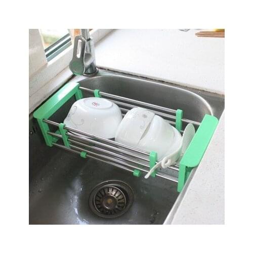 Stainless steel retractable sink drain frame Fruit Vegetable Tools Free Shipping