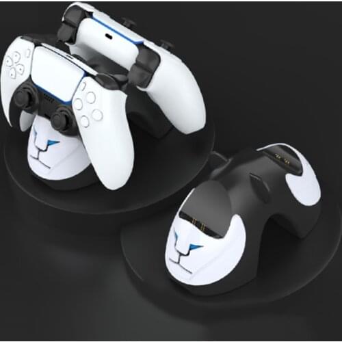 28EA Controller Charger Station, Charging Station for DualSense Controller,Compatible w/ PS5 Dual Controller Charging Stand