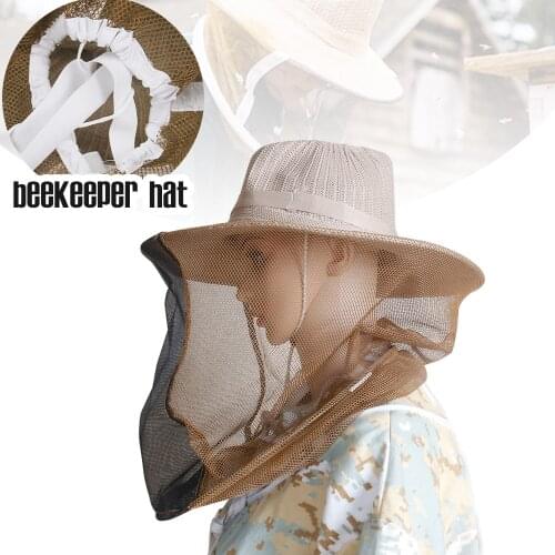Beekeeping Protective Cowboy Hats Hat Big Brim Fabric Nylon Net Yarn Clothing Cap For Beekeeper Bamboo Comfortable Design