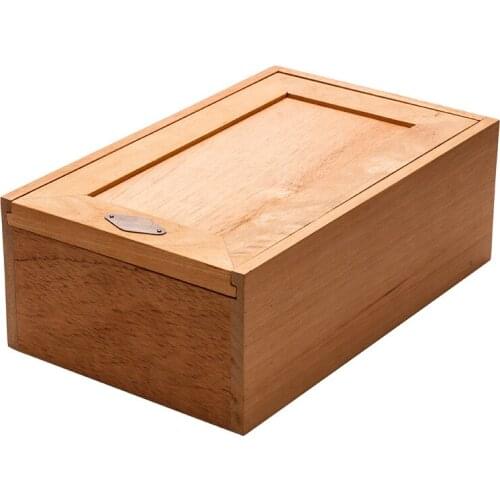 Cedar Wood Lined Cigar Storage Case Box Sliding Lid Cigar Box Portable Humidor Box Cigar Case Fit 30-40 Cigars