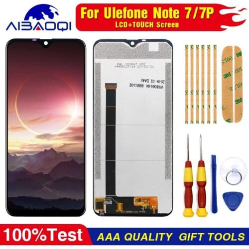 Touch Screen LCD Display For Ulefone Note 7 Note 7P Ulefone S11 Digitizer Assembly With Frame Replacement Parts+Repair Tool