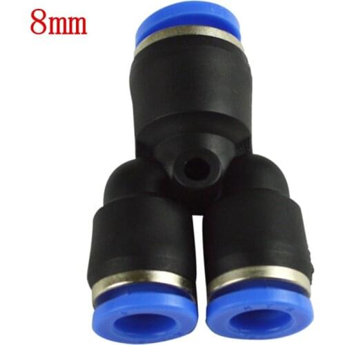 10 pcs PY8 8mm Y Union Tube Quick Connecting One Touch Fittings PY-8