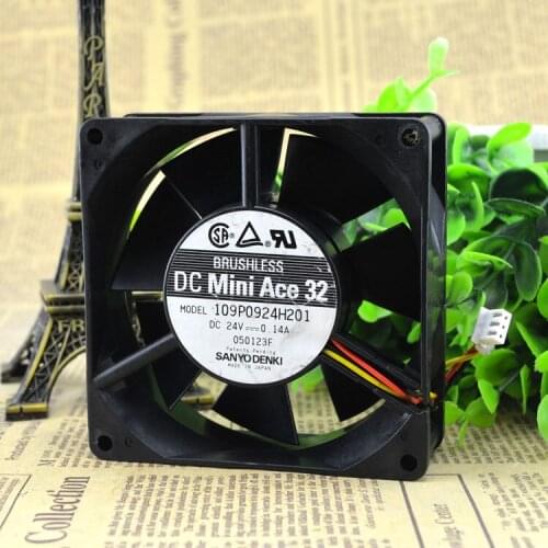 109P0924H201 24V 0.14A original FOR SANYO 90*90*32 inverter fan
