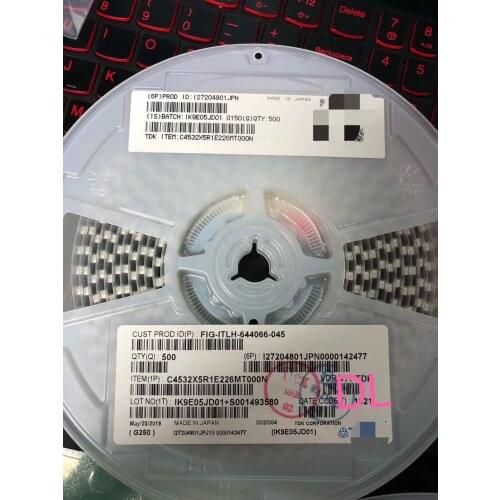 20pcs 3225 1210 22UF 25V X7R 10% Thick film chip multilayer ceramic capacitors