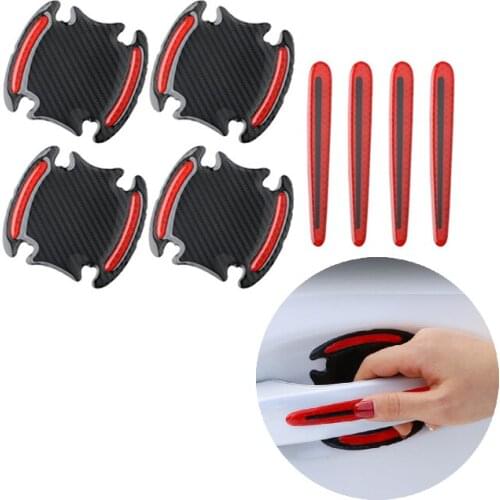 3D Car Reflective Sticker Car door handle door bowl Cover Accessories for Acura RLX CL EL CSX ILX MDX NSX RDX RL SLX TL TSX