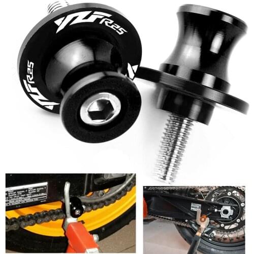 6M For YAMAHA R25 YZF-R25 YZF R25 MT25 YZFR25 2015 2016 2017 2018 2019 Swingarm Sliders Spools Paddock Stand Bobbins Swing Arm