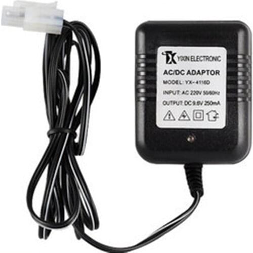 9.6V 250mAh Ni-MH Ni-Cd AA Battery Pack Charger AC 220V DC 9.6v 250mA KET-2P EU Plug Charger For toy RC car