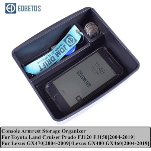 For Lexus GX470 2004-2009 / Lexus GX400 GX460 Accessories Car Central Armrest Storage Box Auto Container Glove Organizer Case