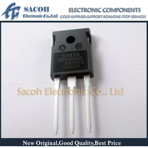 Free Shipping 10Pcs IXFH30N50P IXFH30N50 IXFH30N50Q3 TO-247 30A 500V Single MOSFET Transistor