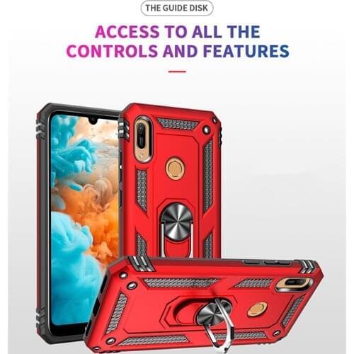 For Honor 8A Case Magnet Car Ring Stand Holder Cover for Huawei Honor 8A Pro Prime 2020 Y6s Y 6s Silicone Bumper Coque Fundas