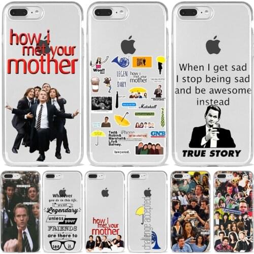 America sitcom how i met your mother himym quotes cell phone Cover case for iPhone 8 7 6S Plus X 1112Mini Pro xr xs max Fundas