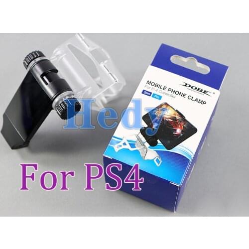 10pcs New Bluetooth-compatible Smart Phone Mount Adjustable Clip Clamp Bracket ABS Stands For PS4 Controller Mobile Phone