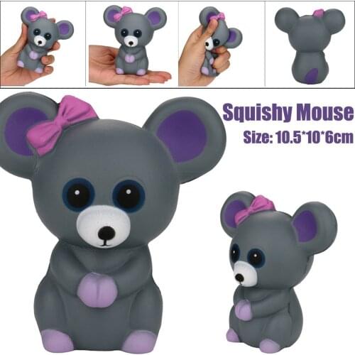Childrens Squeeze figet Toys Decompress Mouse Cream Bread Scented Slow Rising Toys Phone Charm Gifts антистресс