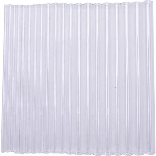 Clear Glass 10mm Reusable Wedding Birthday Party Drinking Straws Thick Straws Dia 6mm/7mm/10mm/12mm/14mm