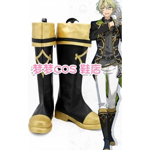 Ensemble Stars Eden Ran Nagisa Tomoe Hiyori Saegusa Ibara Sazanami Jun Games Customize Cosplay Low Heels Shoes Boots Custom Made