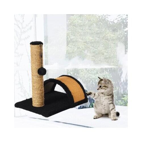 Interactive Sisal Seaweed Cat Climbing Frame Tree Scratching Post Toys Scratch Pad Board Kitten Climber Grind Claws Toy Pet Nest