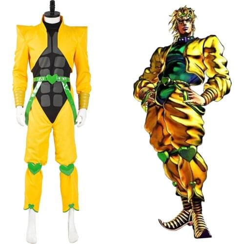 JoJo‘s Bizarre Adventure Dio Brando Cosplay Costumes Top Pants Halloween Outfit