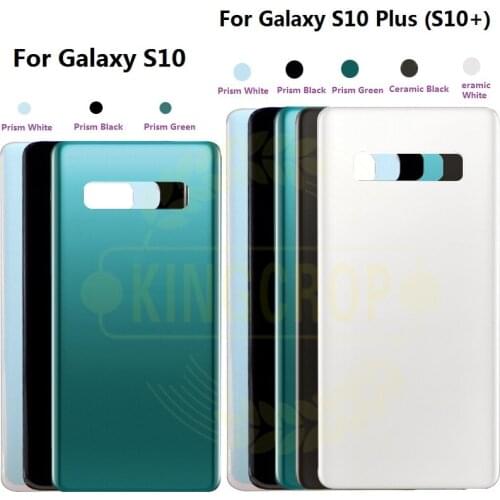 For SAMSUNG S10 S10+Battery Cover Back Battery Cover Door Rear Glass Housing Case for Samsung Galaxy S10 S10 Plus Back housing