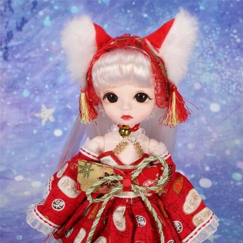 DBS DREAM FAIRY Doll 1/6 BJD Angel doll mechanical joint Body With makeup hair eyes clothes shoes girls anime SD