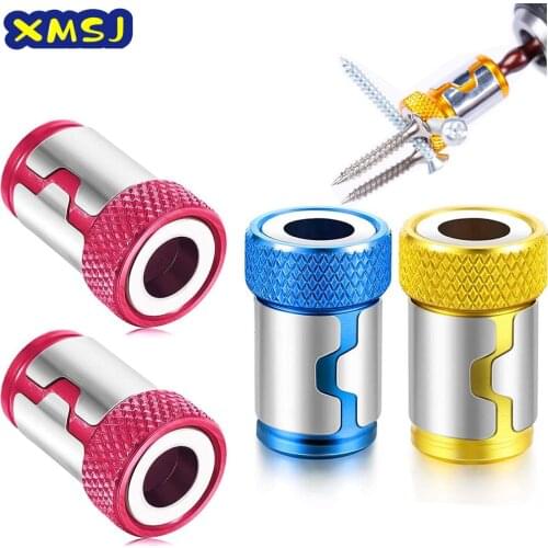 1/4” Magnetic Ring Metal Screwdriver Bit For 6.35mm Shank Anti-Corrosion Drill Bit Magnet Powerful Ring