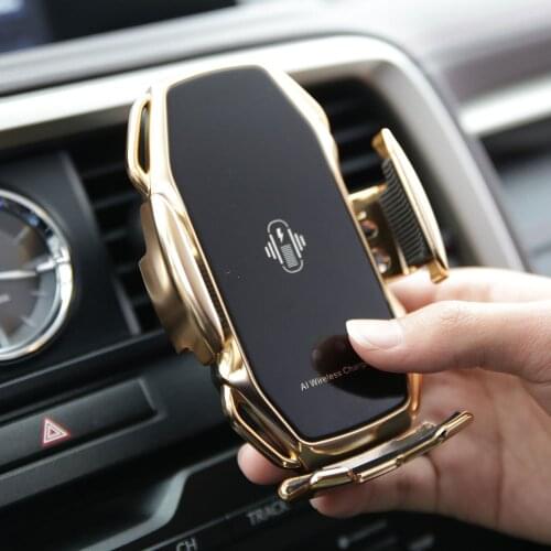 Mobile Phone Bracket Wireless Infrared Auto Sensing 10W Fast Charging Bracket Car Holder