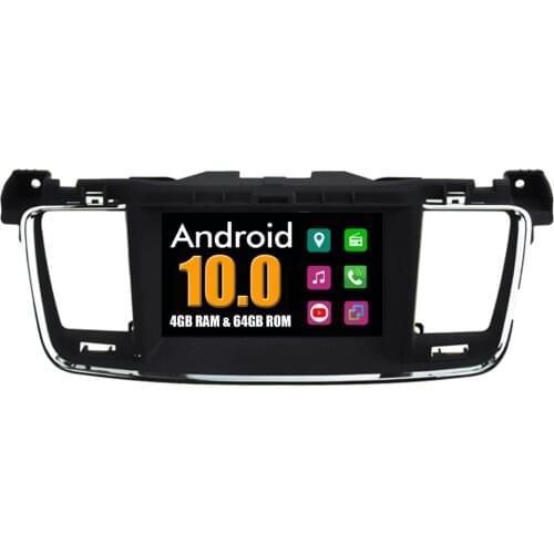 For Peugeot 508 2011 2012 2013 2014 2015 2016 Android 10 Autoradio Car DVD Player Radio Stereo GPS Navigation Multimedia System