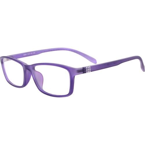 Men Women Rectangular Eyeglasses Plastic TR90 Flexible Full Rim Glasses Frame For Prescription Lenses Myopia Reading